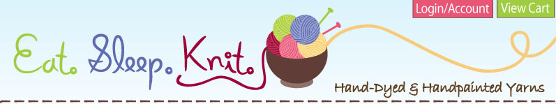 Eat.Sleep.Knit. - Luxury Handpainted Yarn