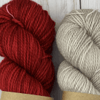 Madelinetosh - Blood Runs Cold & Antique Lace